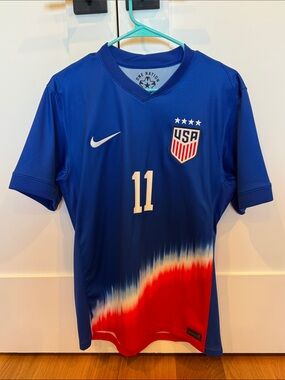 Nike Men’s USWNT 2024 Sophia Smith Sophia Wilson Soccer Away Jersey Size Medium